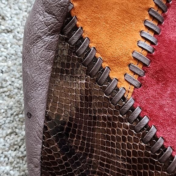 Boho Patchwork Vintage Braccialini Bag - Picture 9 of 9